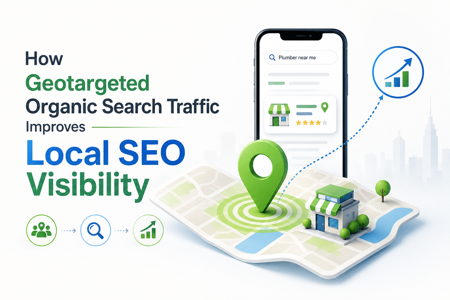 Improving local SEO with geotargeted organic search traffic
