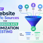 Marketing analytics and conversion rate optimization testing