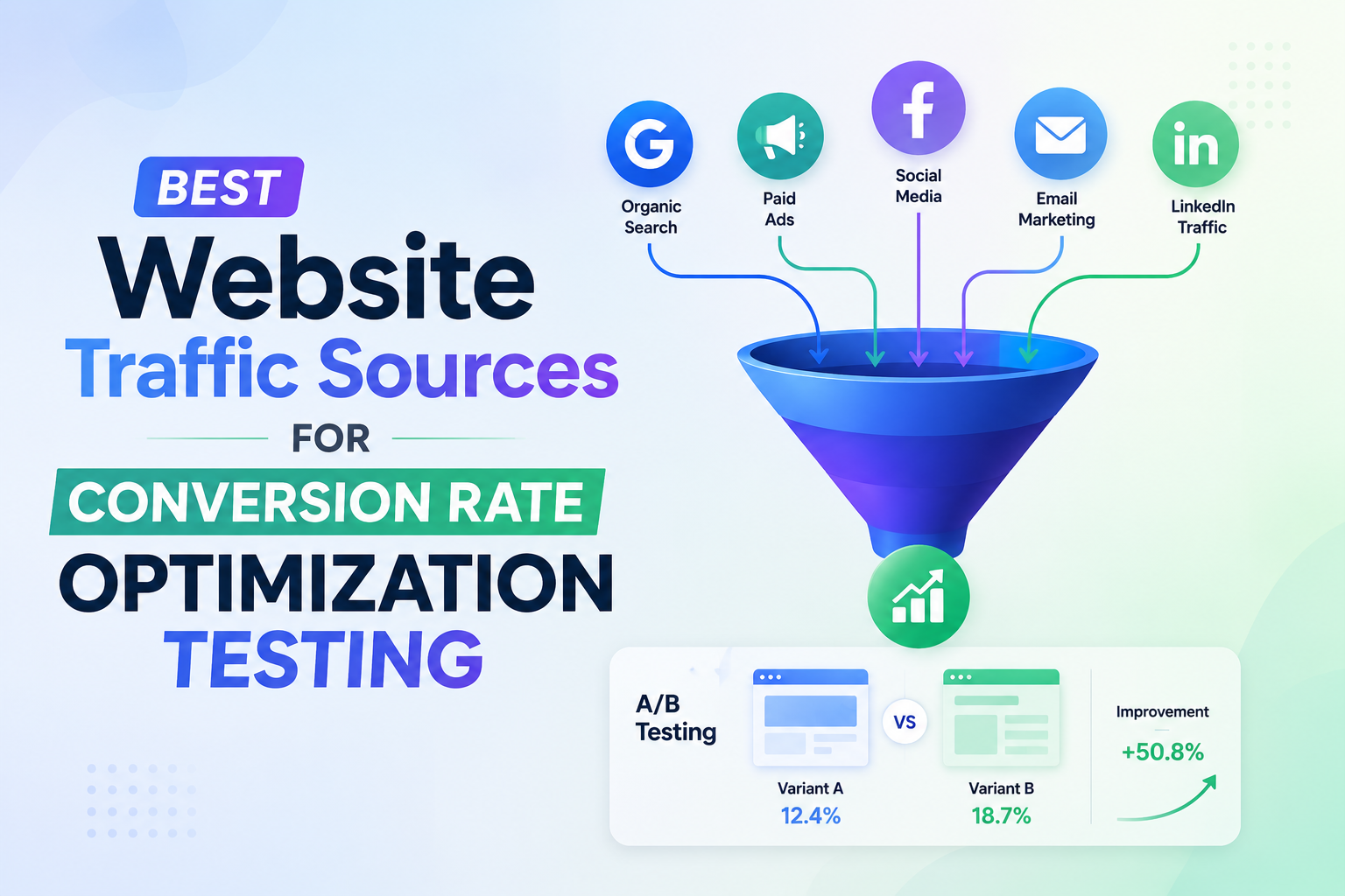 Marketing analytics and conversion rate optimization testing