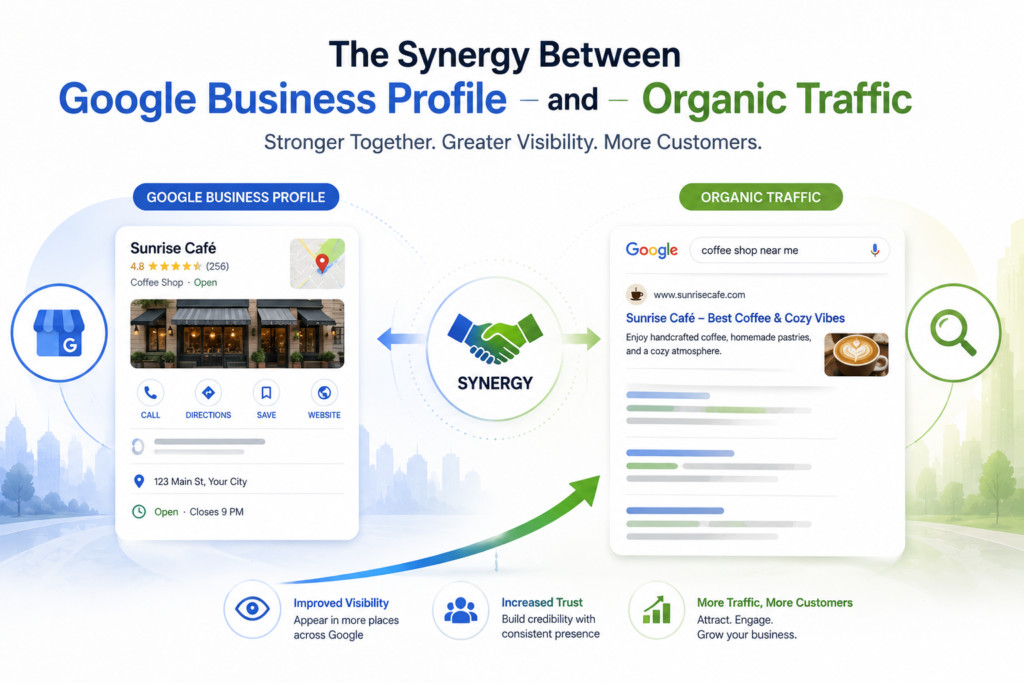 Synergy of Google Business and traffic
