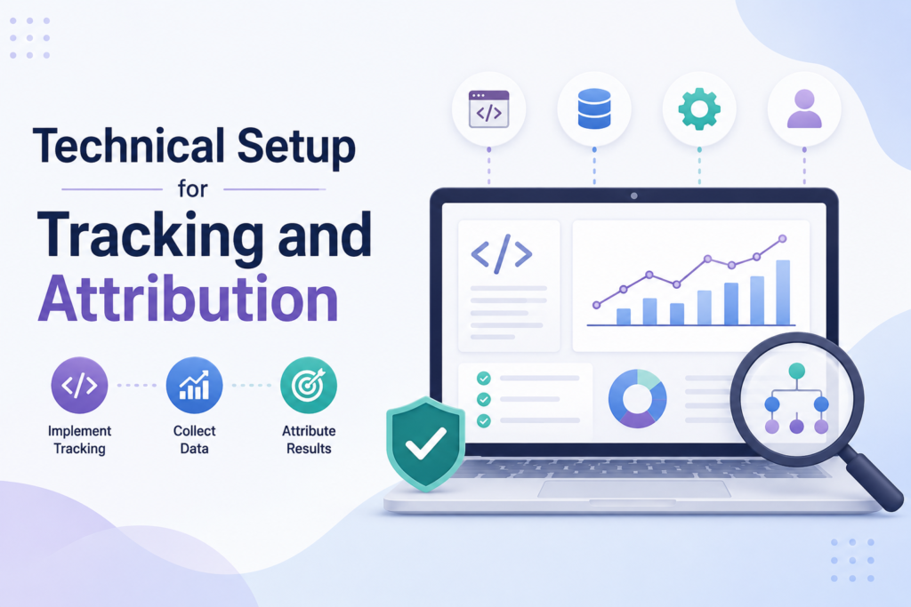 Technical setup for tracking and attribution
