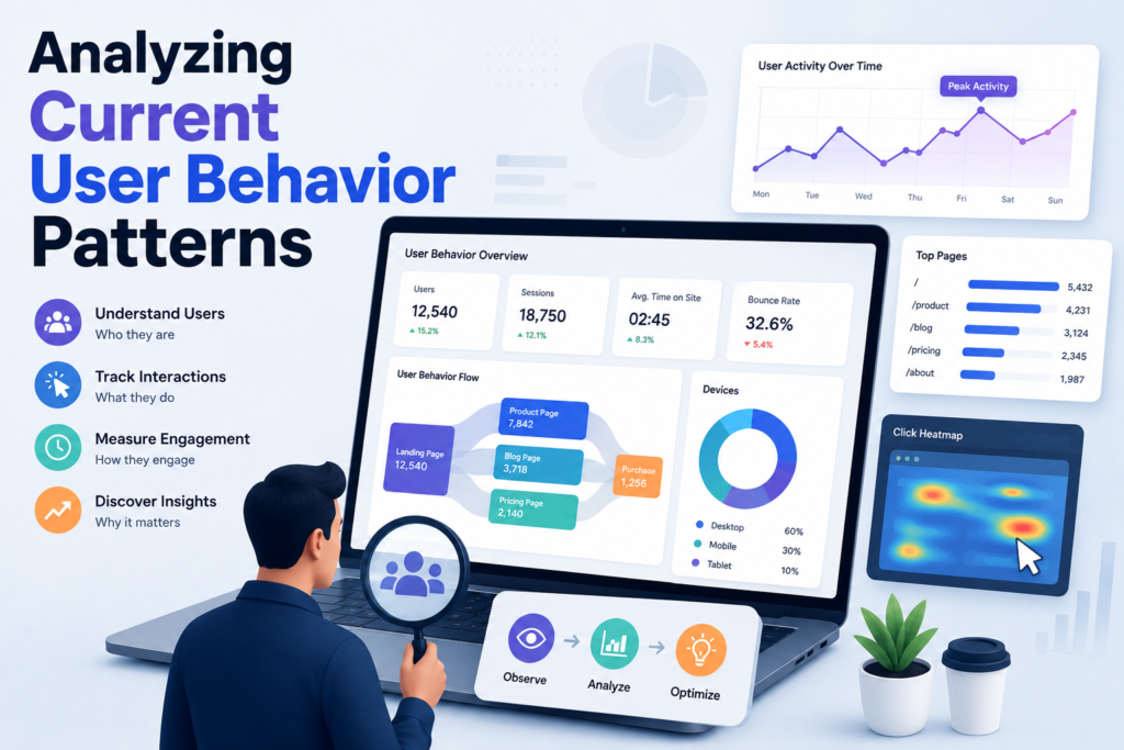 Analysing user behaviour patterns