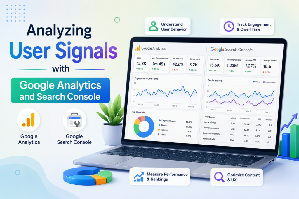 Analysing user signals with analytics tools