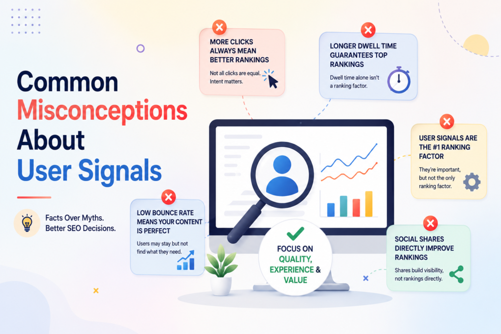Common misconceptions about user signals