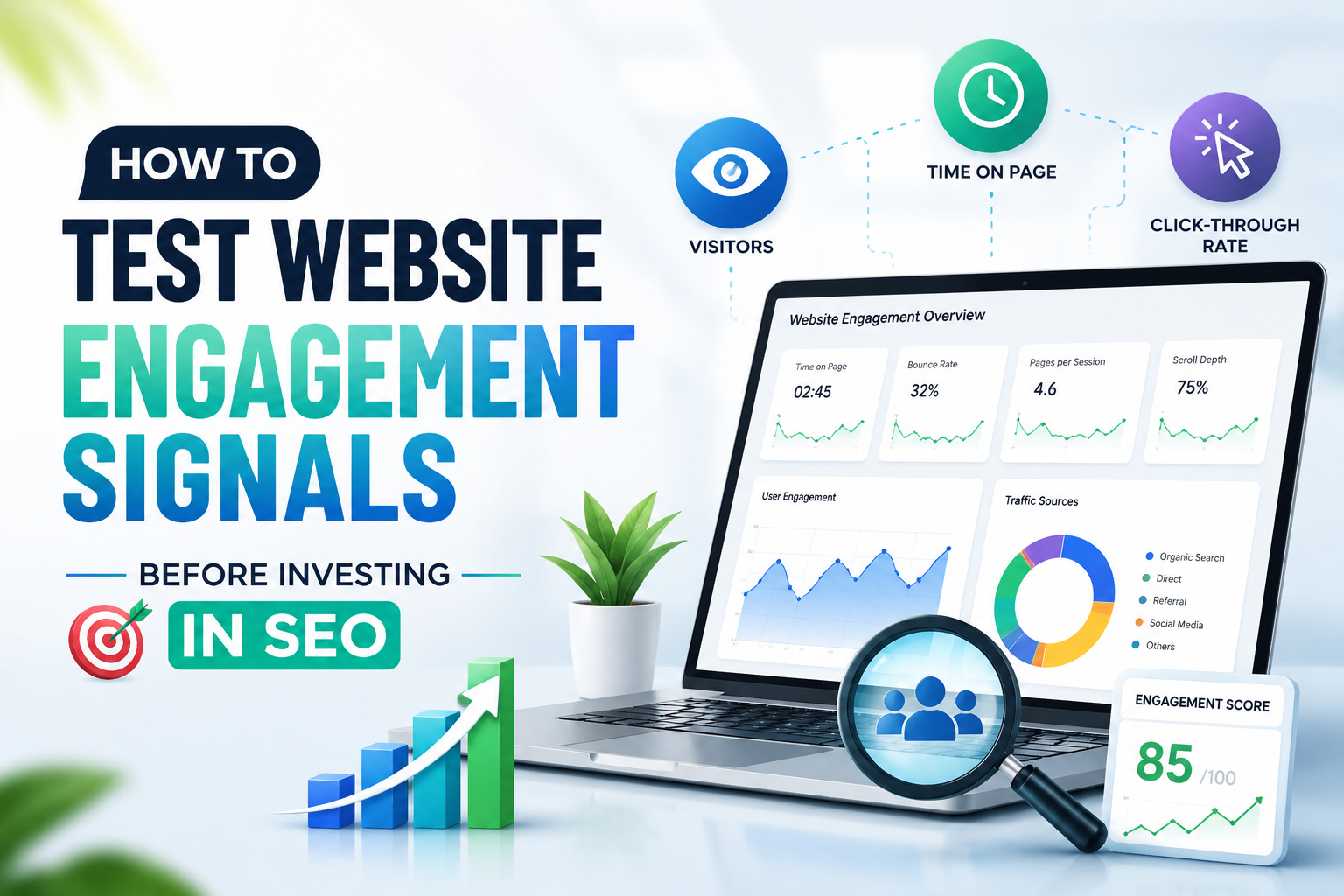 Test website engagement before investing in SEO