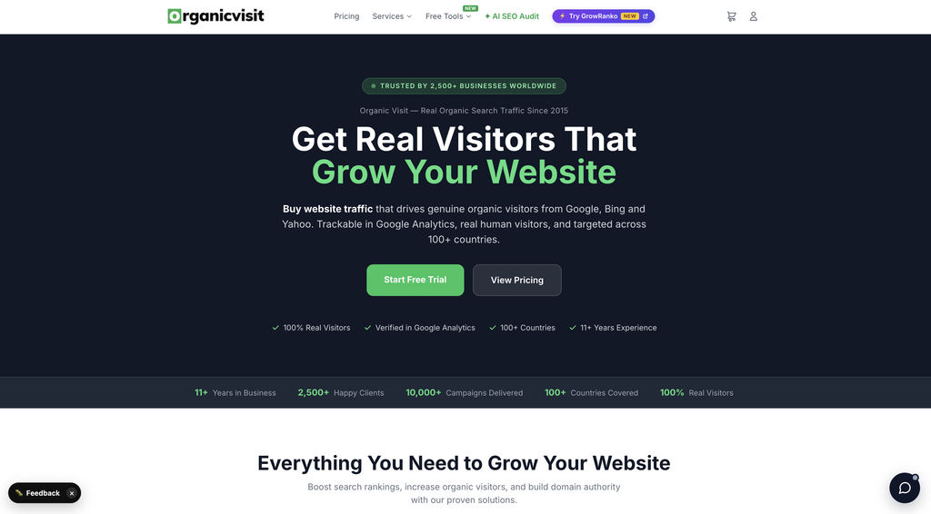 buy website traffic services 2026