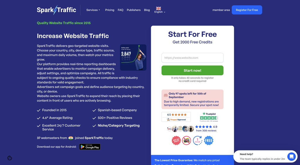 buy website traffic services 2026